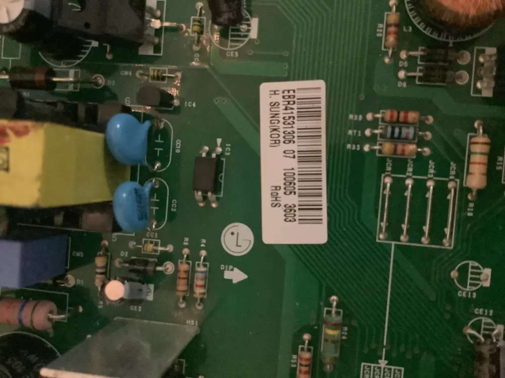 LG Kenmore EBR41531304 CSP30000204 Refrigerator Control Board AZ171604 | CG761