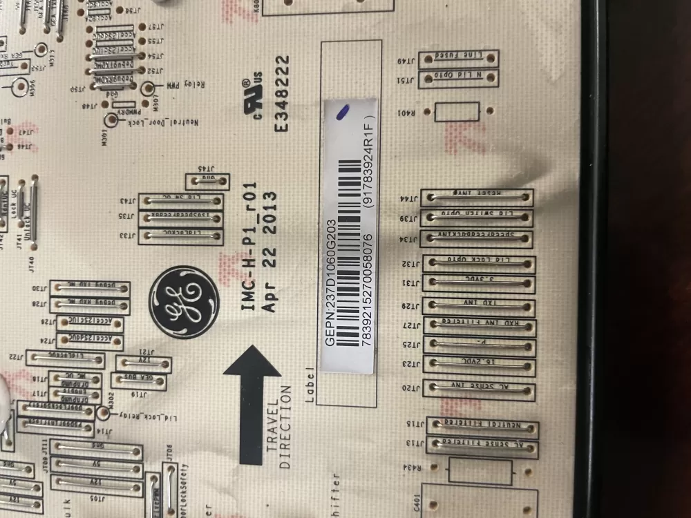 GE WH12X25674 237D1395G205 237D1122G205 Washer Control Board AZ59213 | Wmv493
