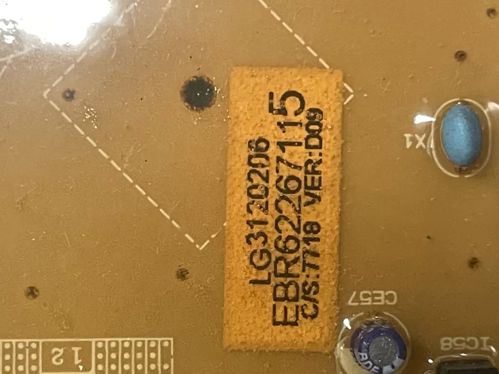 LG EBR62267115 EBR62267118 EBR62267128 Washer Control Board AZ17543 | WMV142
