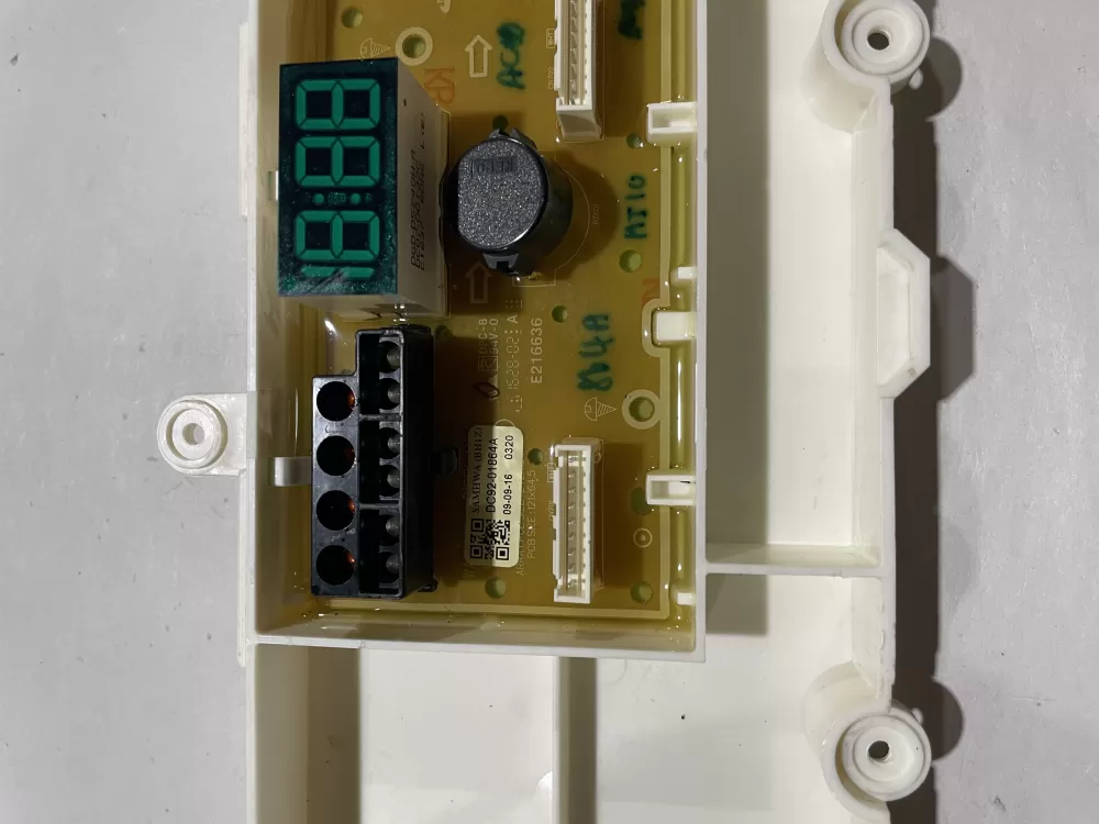 Samsung DC92 01864A Washer Control Board Display AZ188248 | KM2658