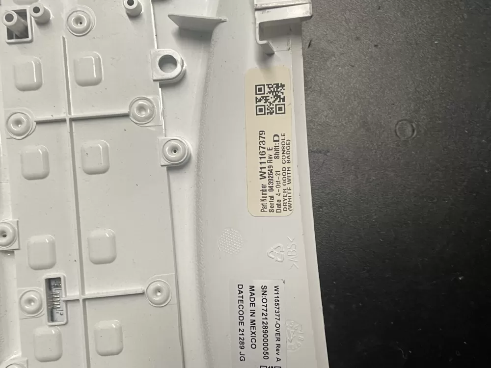 Whirlpool W11314470 Dryer Control Board Panel AZ21007 | WMV250