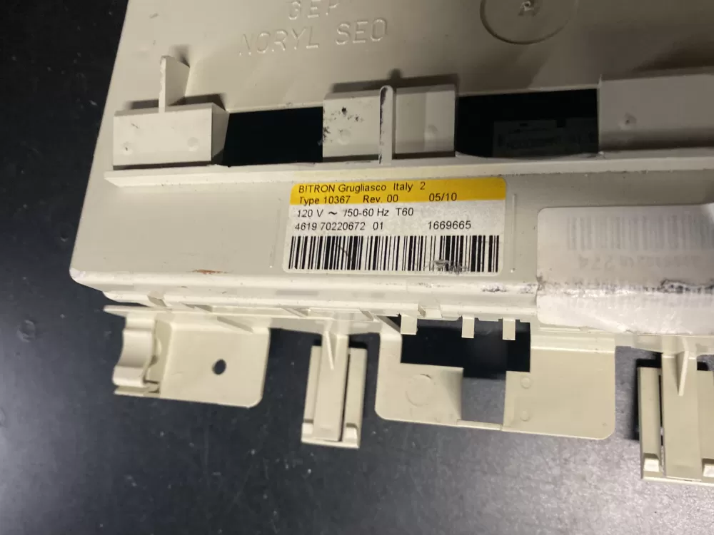 Whirlpool 4619 70220672 01 Washer Control Board