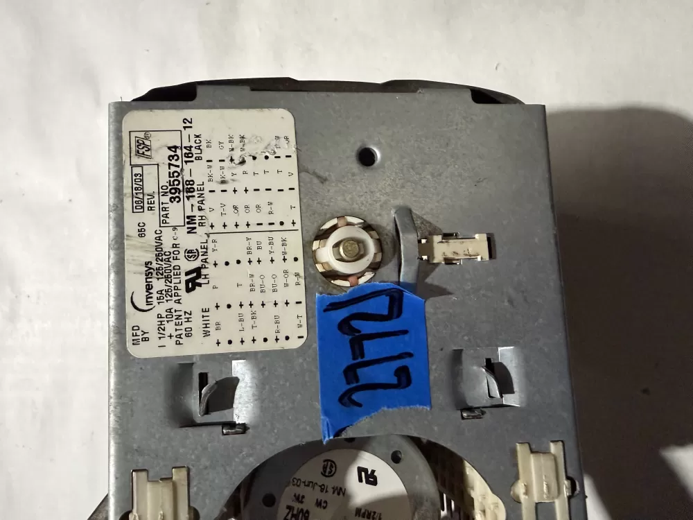Kenmore AP6008963 3955734 3955734R WP3955734 Washer Timer AZ225553 | KM2772