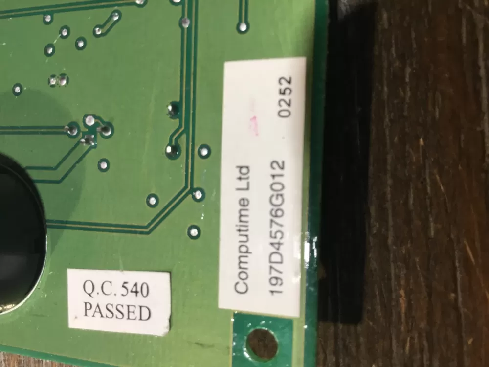 GE 197D4576G012 Refrigerator Control Board AZ52445 | NR1839