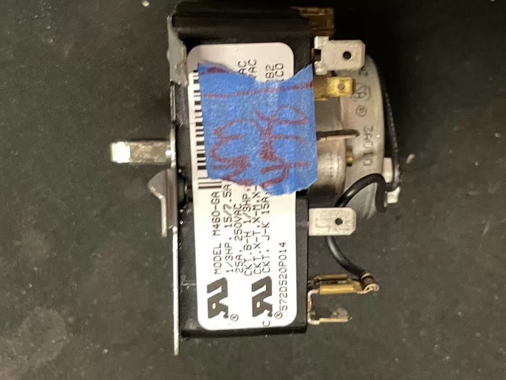 GE 572D520P014 WE4M260 Dryer Timer AZ37263 | Wm458