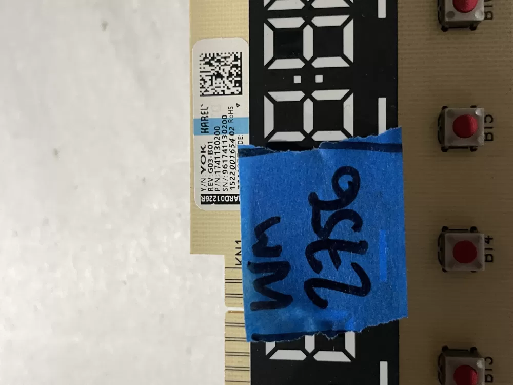 Beko dishwasher display control module 174130200 AZ197984 | Wm2756