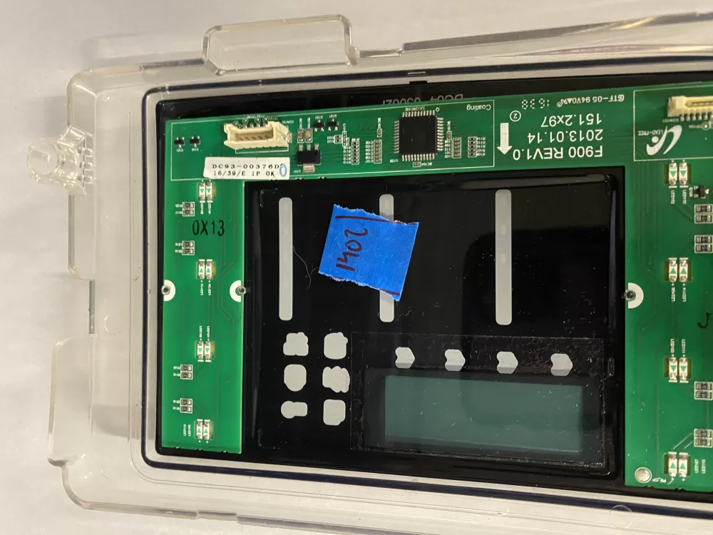 Samsung DC92-01607J DC94-06643A Dryer UI Control Board AZ218291 | BK1402