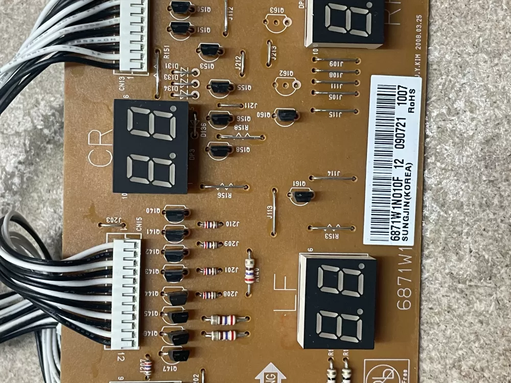 LG AP4512224 6871W1N010F PS3530114 Range Oven Control Board AZ22348 | KM1644