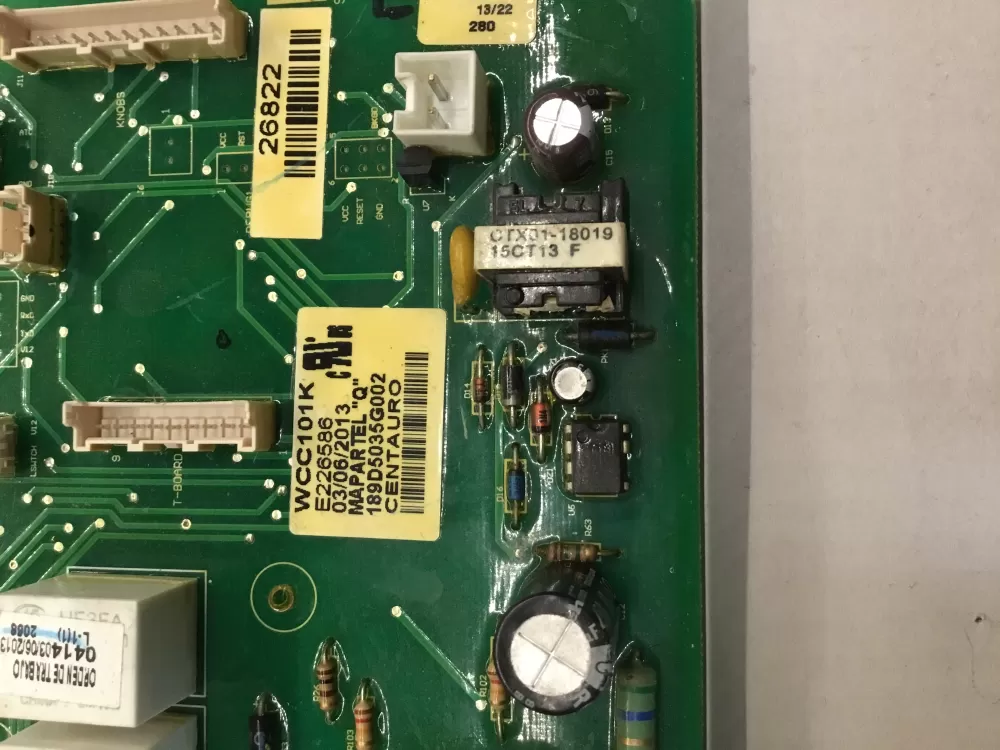 GE 189D5035G002 WH12X20274 Washer Control Board AZ98455 | 1814