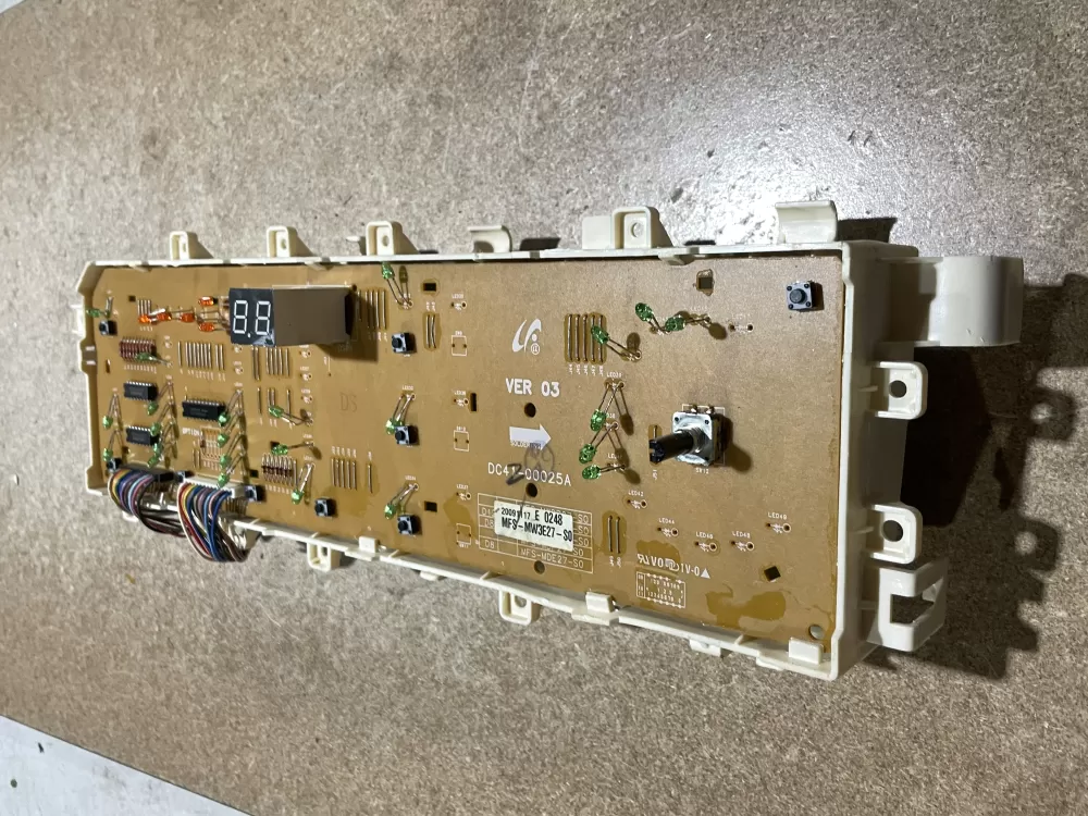 Samsung DC92-00124A MFS-MW3E27-S0LF Washer Control Board AZ67792 | Wmv596