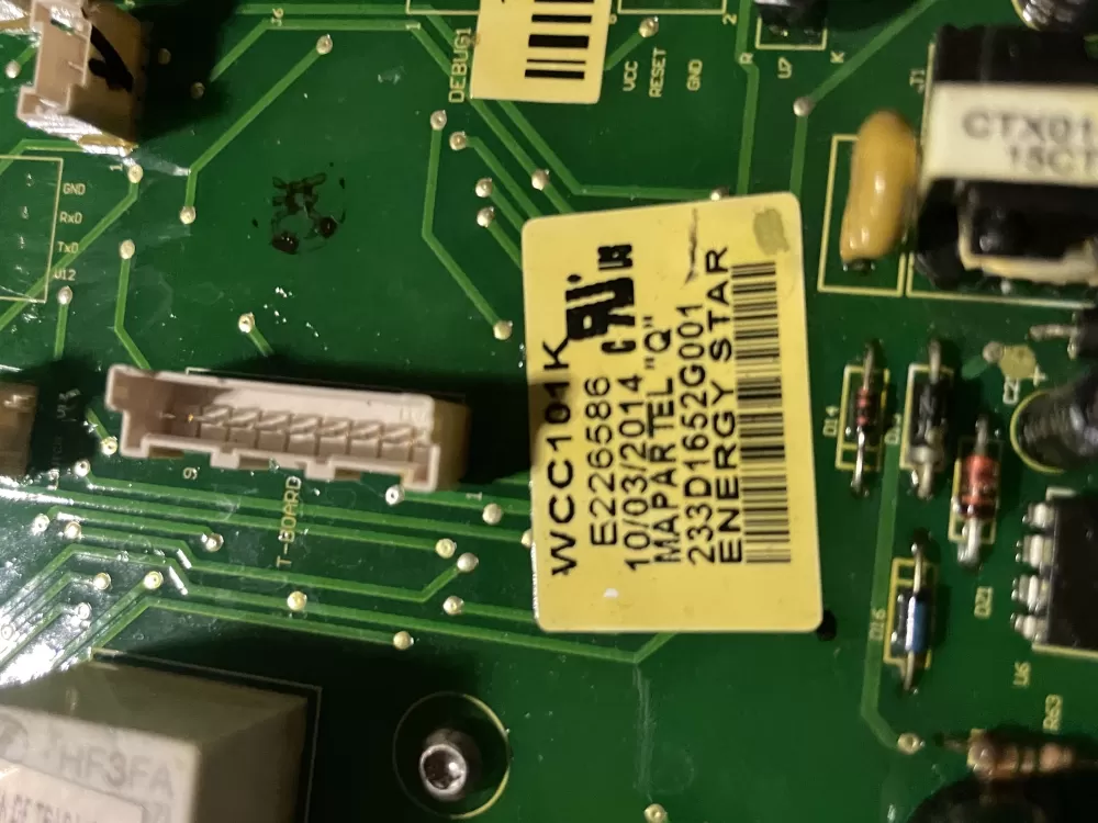 GE Hotpoint 233D1652G001 Washer Control Board AZ28489 | WM227