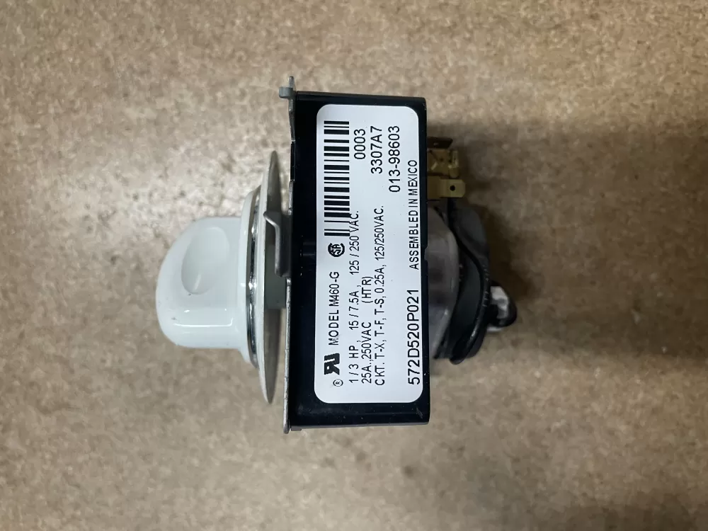GE 572D520P021 WE4M271 Dryer Timer