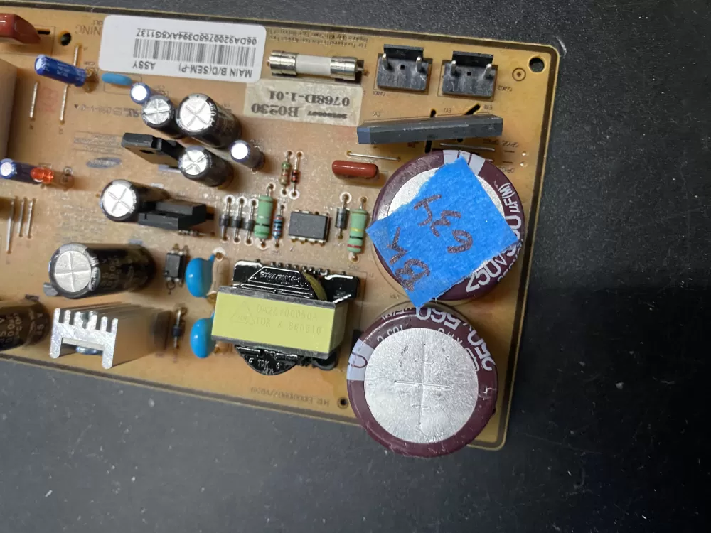 Samsung DA92 00768D Refrigerator Control Board Inverter AZ21165 | BK634