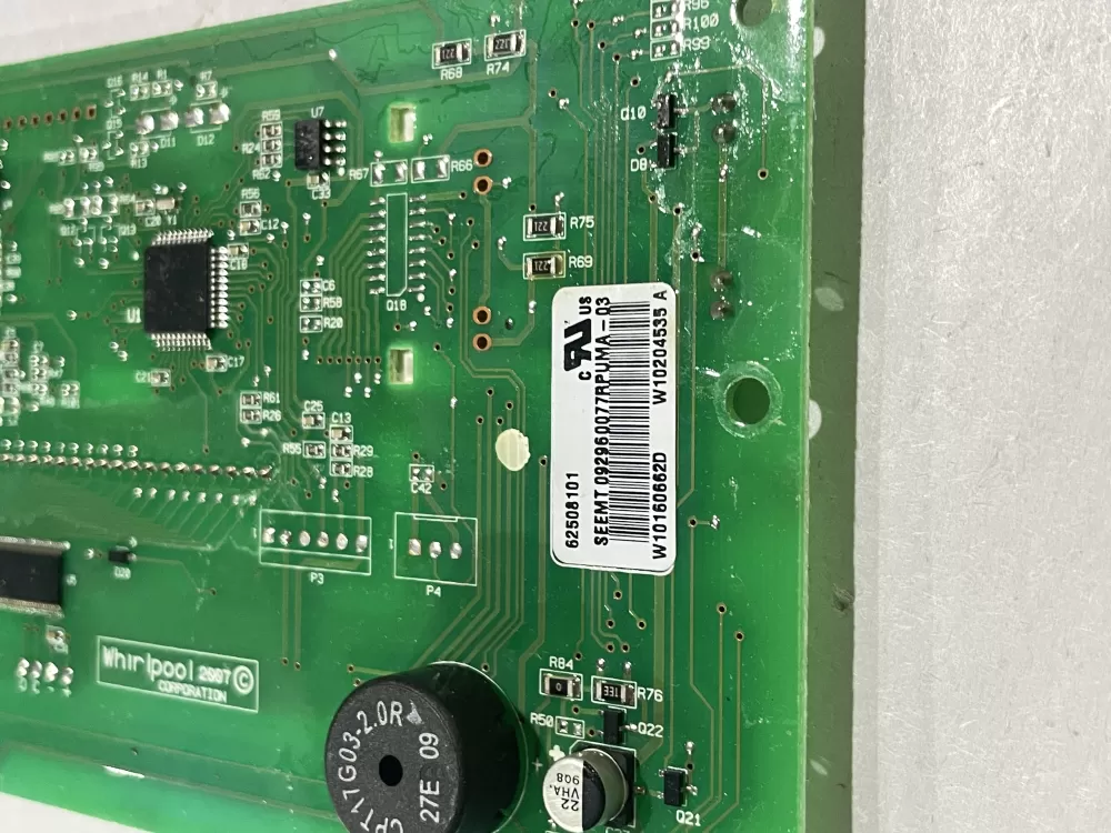 WHIRLPOOL REFRIGERATOR DISPENSER BOARD W10175973D W10175973 AZ183527 | Wm2703