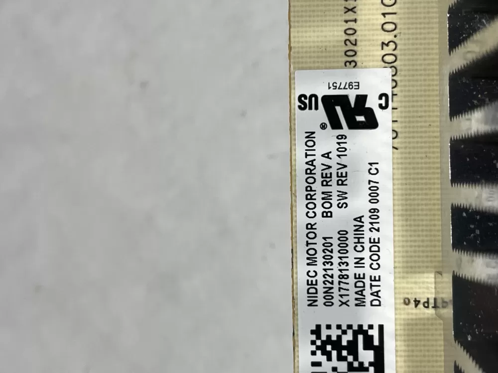 GE 00N22130201 Washer Control Board AZ112353 | Wm529