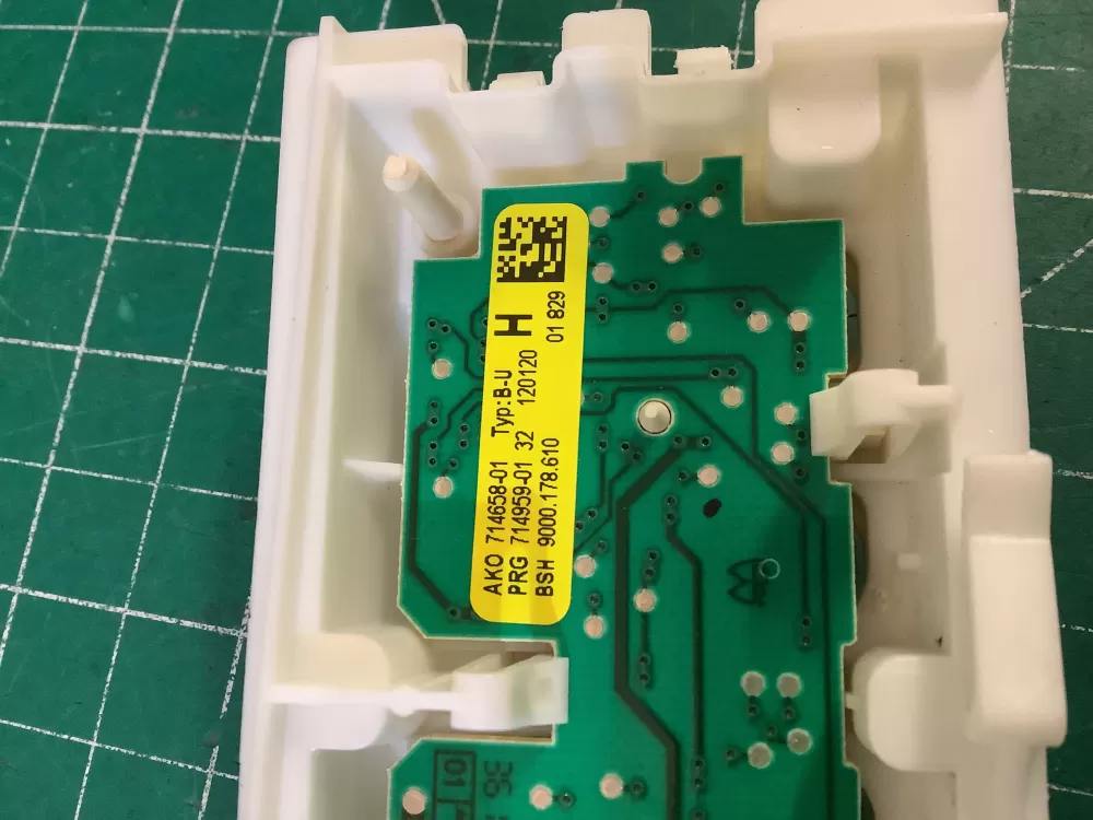 Bosch 714658-01 9000178610 Dishwasher Control Board AZ189468 | NR2527