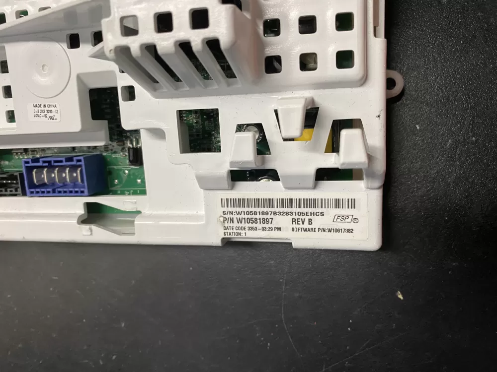 Whirlpool AP5803401 W10581897 PS8768789 Washer Control Board