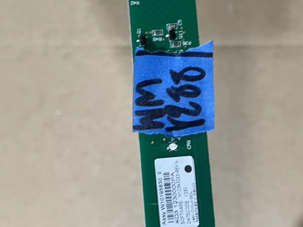 KitchenAid Whirlpool W10195830 Dishwasher Control Board AZ85476 | Wmv288