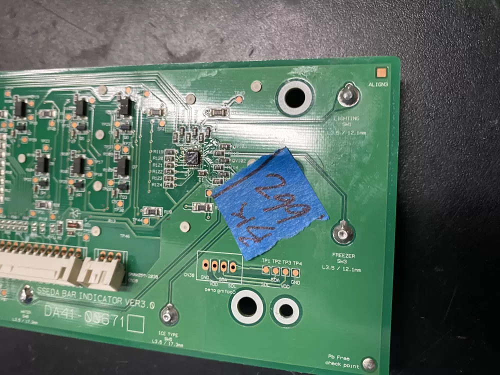 Samsung DA41-00671 Refrigerator Control Board AZ23166 | BK662