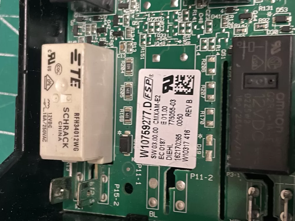Whirlpool W10759277 W11084243 Range Control Board AZ202711 | Wmv823