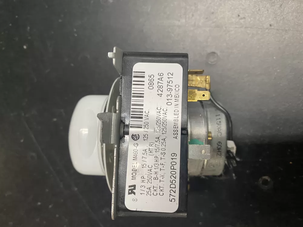 GE 572D520P019 WE4M189 Dryer Timer