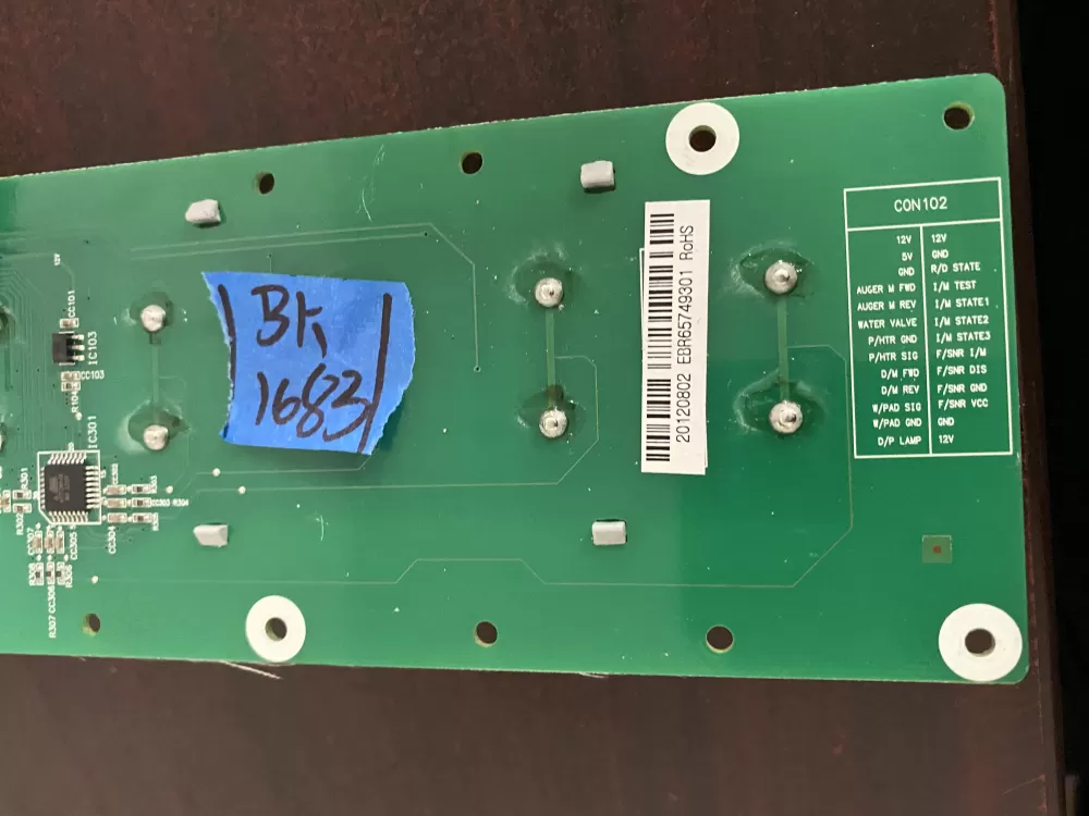 LG EBR65749301 Refrigerator Dispenser Control Board AZ33075 | BK1683