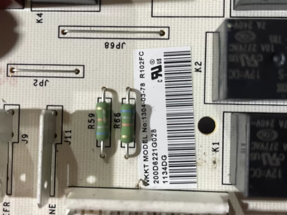 GE 200D6221G028 EBX1110P002 Refrigerator Control Board AZ187547 | Wm2017