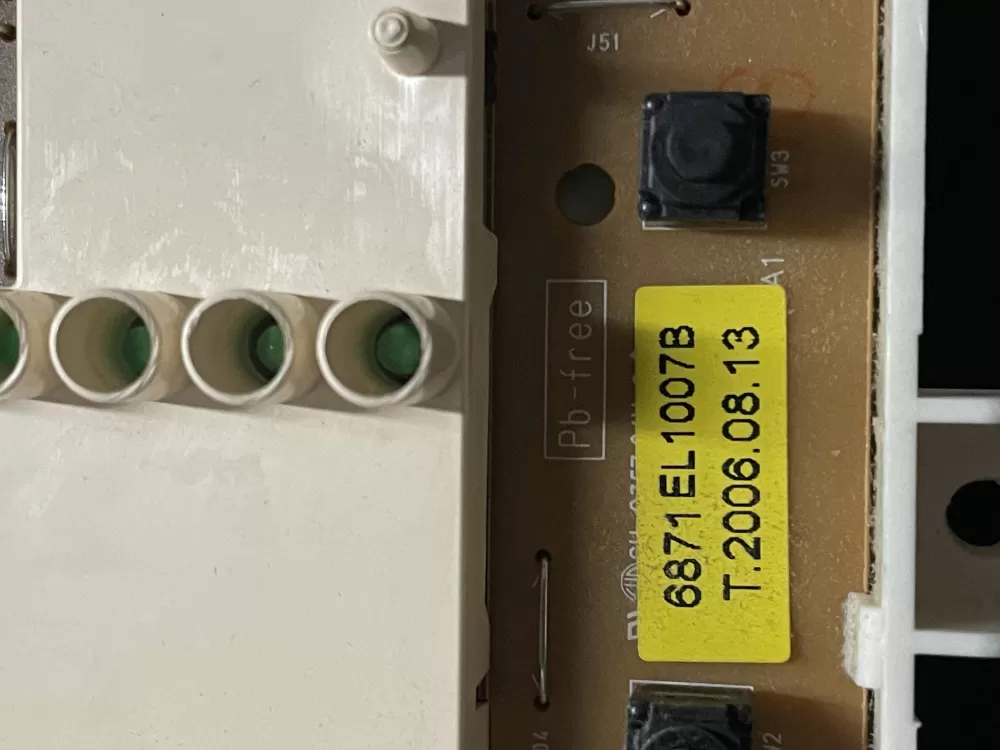 GE LG 6871EL1007B Dryer Control Board Interface AZ9296 | WMV243