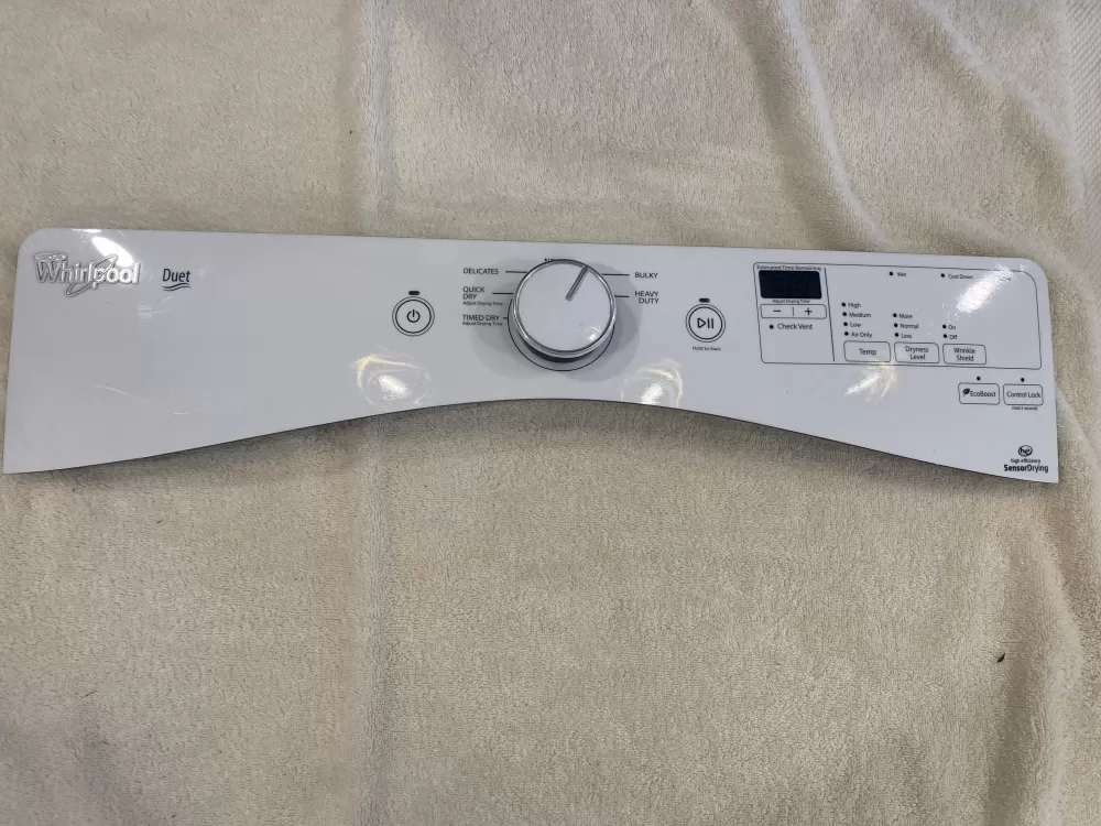 Whirlpool W10639903 Dryer Control Board Panel