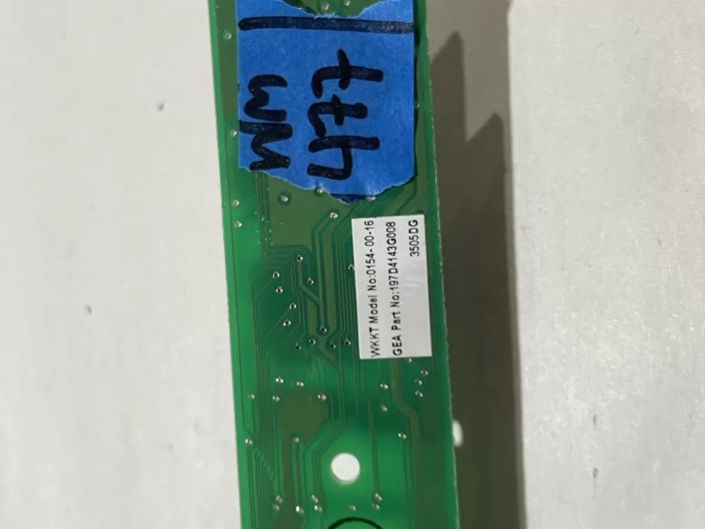 GE 197D4143G008 Wr55x10831 Refrigerator Control Board AZ178723 | Wm477