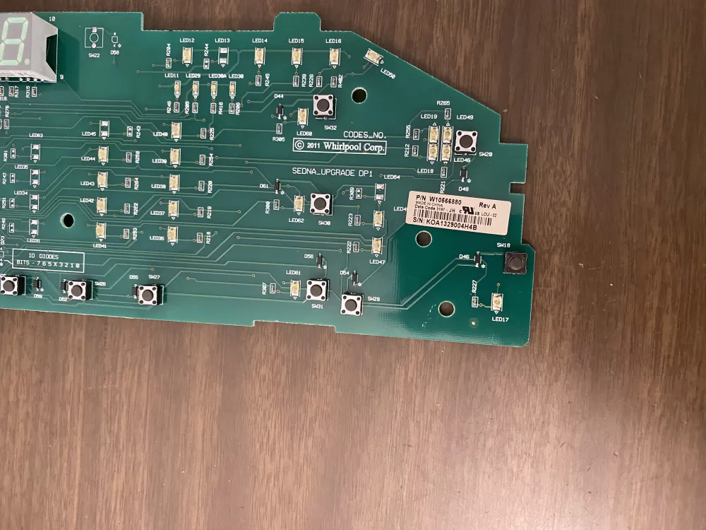 Whirlpool W10566880 Washer Control Board AZ96170 | BK1635