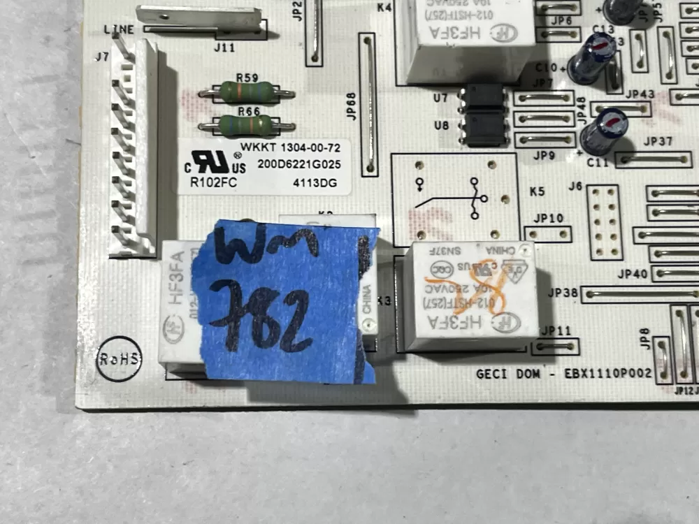 GE WR55X11072 Refrigerator Control Board AZ105308 | Wm782