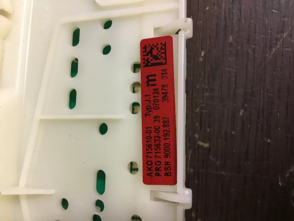Bosch Dishwasher Control Board Part # 643487 00676964 AZ21224 | NR110