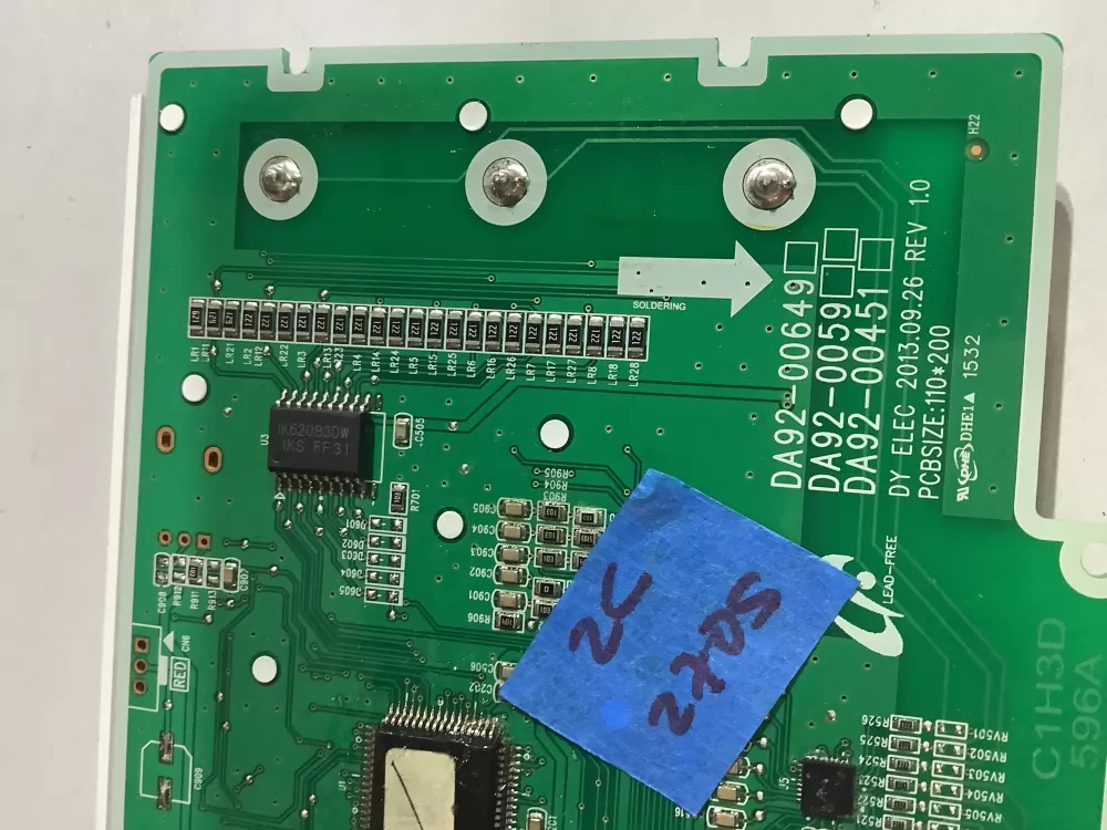 Refrigerator Dispenser Electronic Control Board DA9200649 AZ183590 | ZC2705