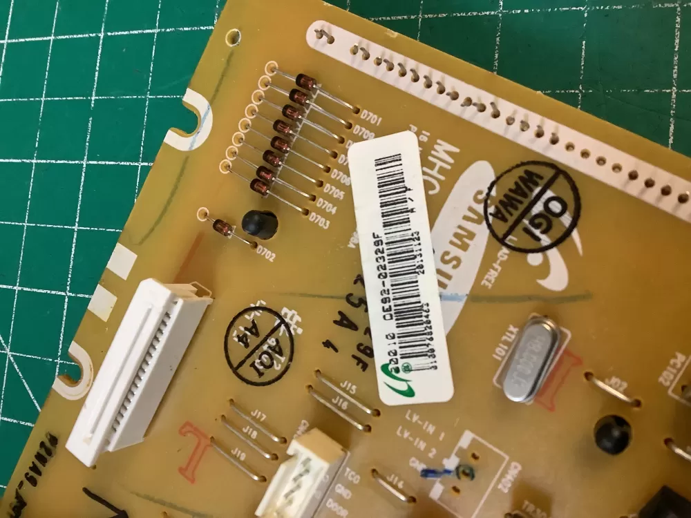 Samsung DE92-02329F Microwave Control Panel AZ217851 | NR1992