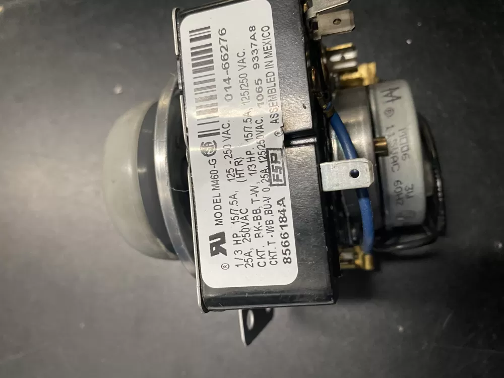 Whirlpool 8566184A 8566184 WP8566184 AP6013380 8566184R PS11746606 Dryer Timer