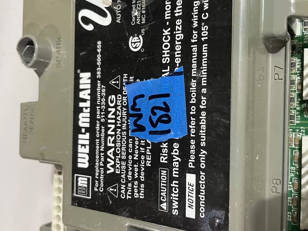 Weil-McLain 383500658 511330267 U-Control Module 1176-100 #G10 AZ190675 | WM1521