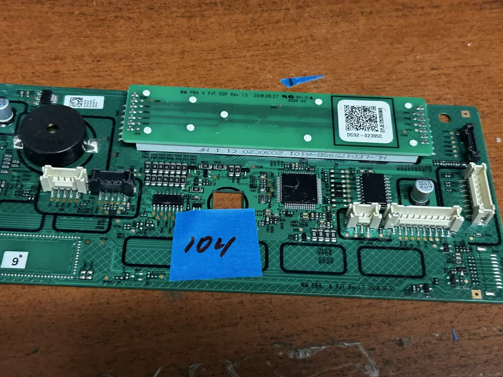 Samsung DC92-02395C Dryer Module Display Board AZ181858 | GL104