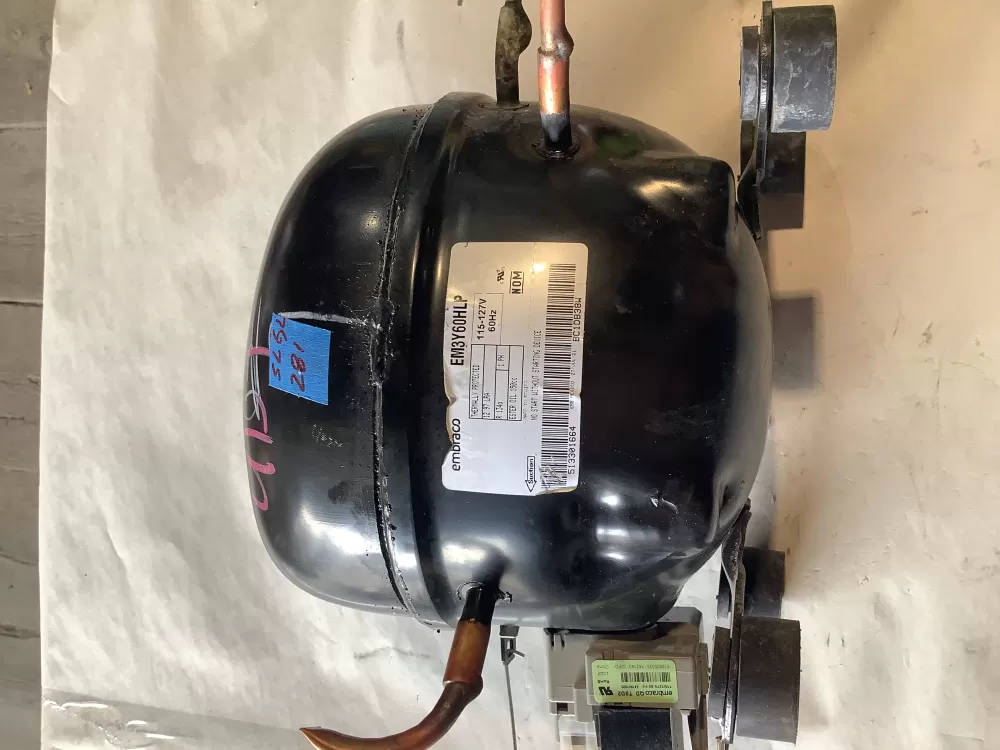 Kenmore EM3Y60HLP Refrigerator Compressor AZ150863 | SL281