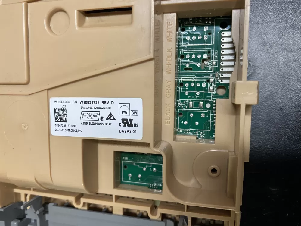 Whirlpool W10834738 W10876147 Dishwasher Control Board AZ14356 | BK768