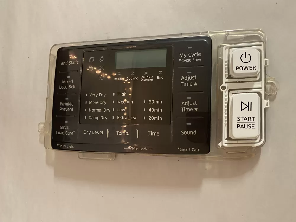 Samsung DC92-01607J  AP6243588  DC94-06643A  DC93-00376D  PS12084833 Dryer UI Control Board