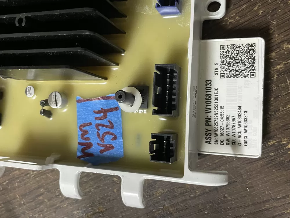 Whirlpool W10681033 W10812422 PS11723056 Washer Control Board AZ53036 | Wmv524