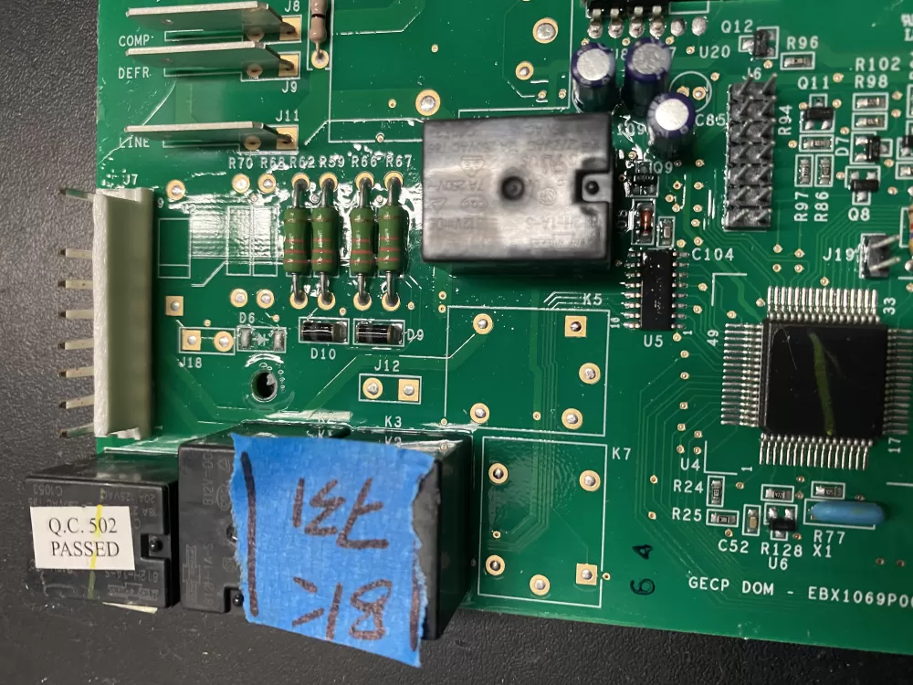 GE WR55X10968 EBX1069P005 Refrigerator Control Board Main AZ18538 | BK731