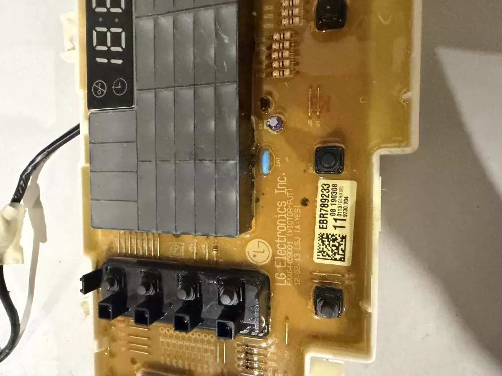 LG Washer Interface Control Board EBR78923311 AZ228086 | KMV492