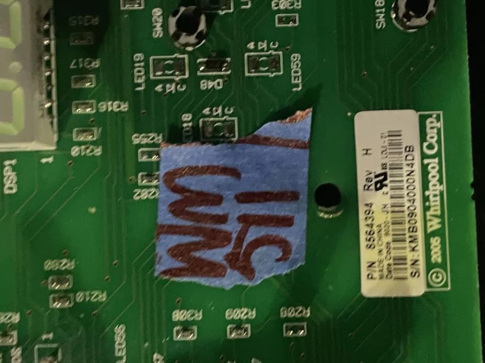 Kenmore Whirlpool Maytag 8564394 Dryer Control Board AZ38254 | Wm511