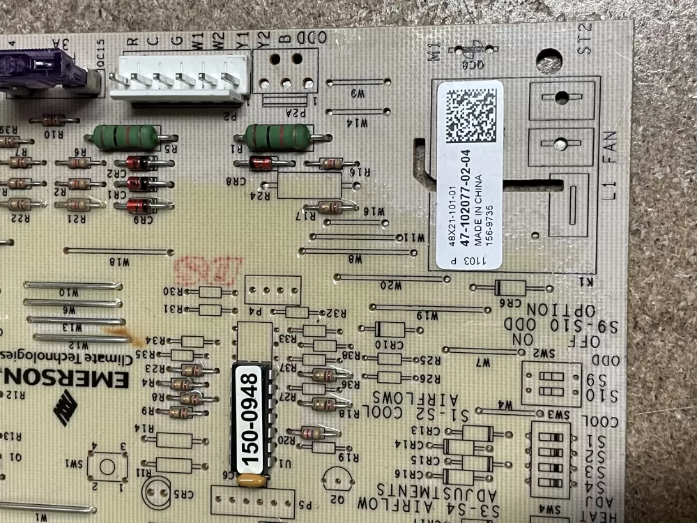 Rheem Air Handler Control Board 47-102077-02-04 156-9735 AZ17544 | KM1377