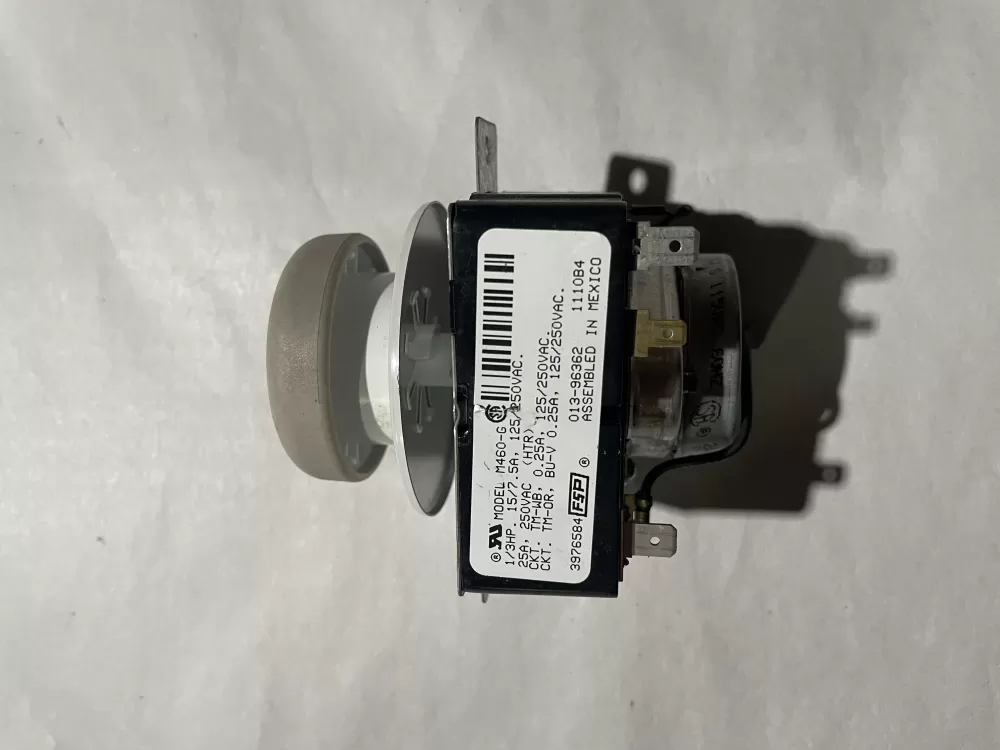 Whirlpool  Kenmore  Maytag  Estate  Amana  Inglis WP3976584  AP6009033  3976584  3406714  548383  PS11742175  013-96362 Dryer Timer