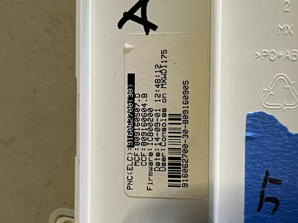 Frigidaire 916062700 Dryer Control Board AZ44754 | JT1081