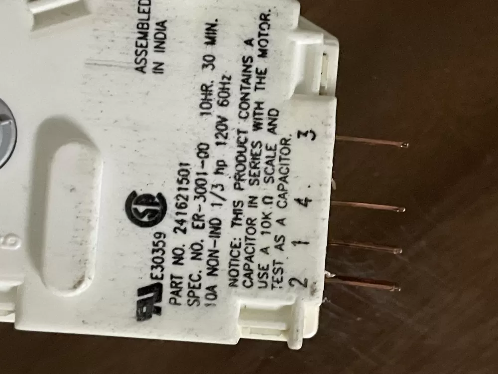 Frigidaire Kenmore AP2111929 12762 Refrigerator Defrost Timer AZ42392 | WM1737