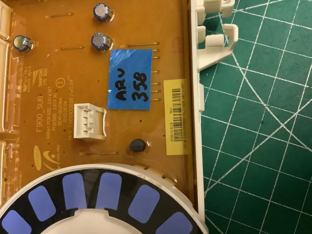 Samsung DC92-01311B Washer Control Board AZ206584 | ARV358